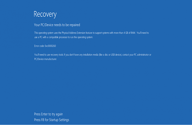 reparatie 'Boot configuratie gegevensbestand ontbreekt ' Fout in Windows 10