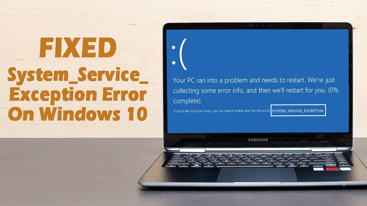 System_Service_Exception fout 
