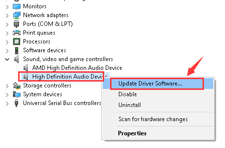 realtek high-definition audio werkt niet Windows 10