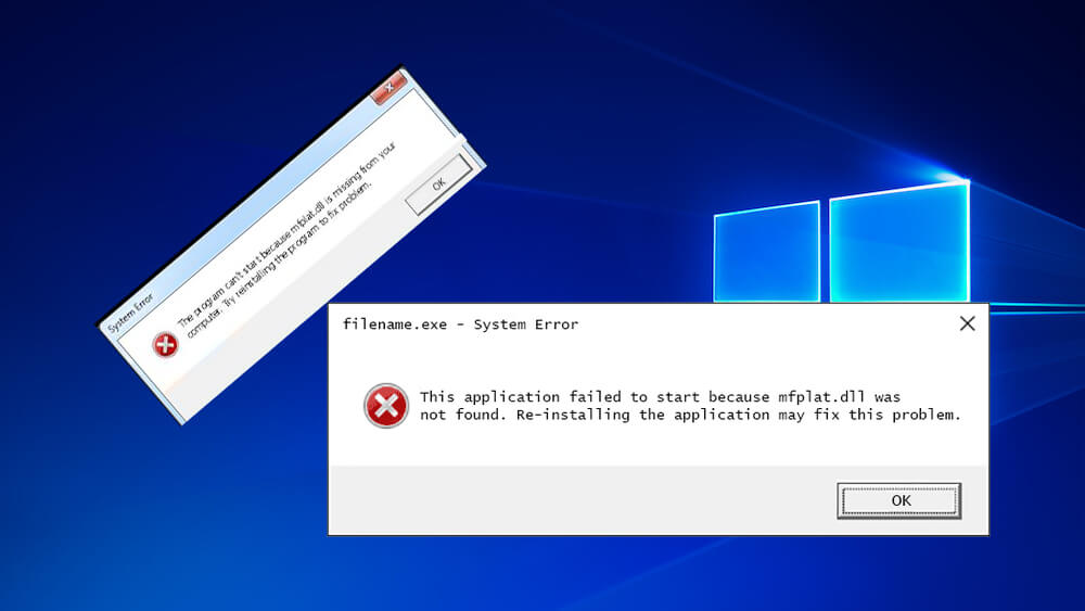 Fix Windows 10 Mfplat.dll Fout