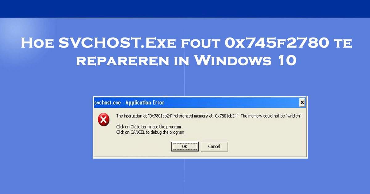 svchost.exe application error help