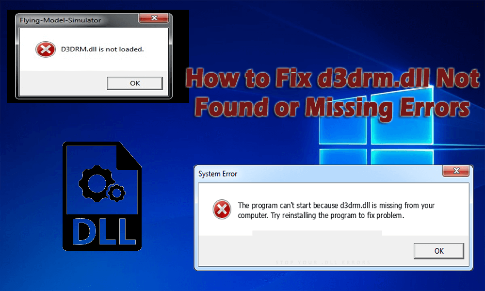 d3drm.dll filen mangler