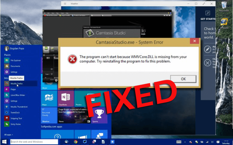 Hoe te repareren WMVCore.dll ontbreekt in Windows 10