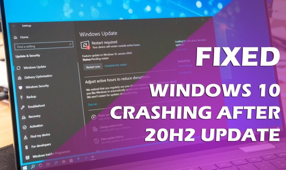 Componist niet voldoende stoeprand Hoe te repareren Windows 10 Crashen na 20H2-update? [Volledige oplossing]