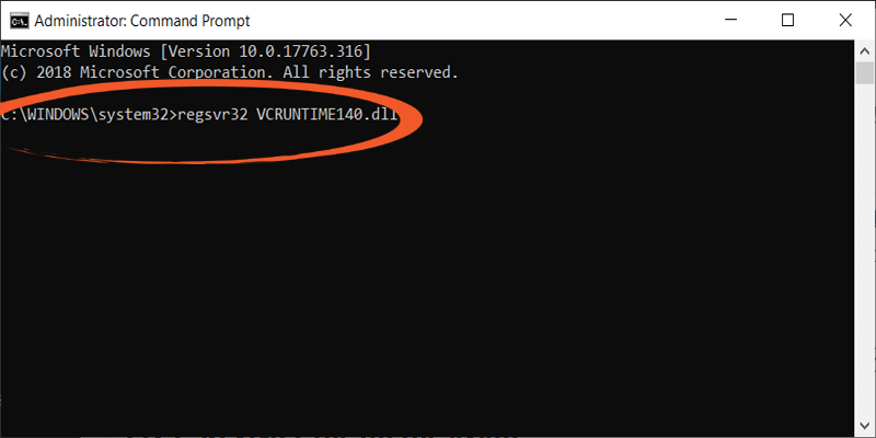 VCRUNTIME140.dll Windows 10 ontbreekt