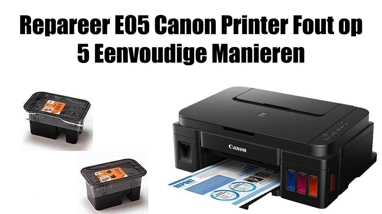 E05 Canon printer fout