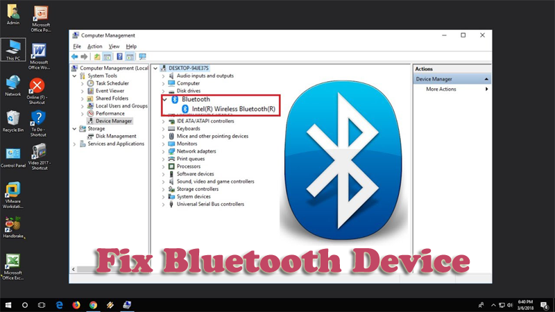 Bluetooth werkt niet meer in Windows 10