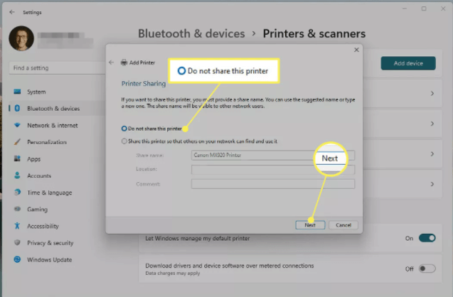Hoe een printer toe te voegen in Windows 11