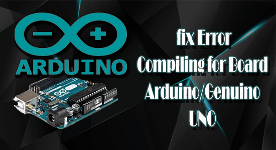 Fout bij compileren van code voor Arduino/Genuino Uno